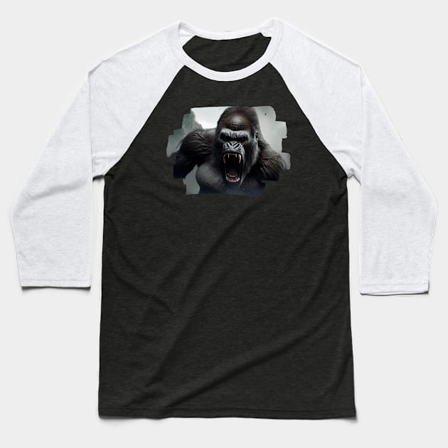 king kong Baseball T-Shirt by Pixy Official